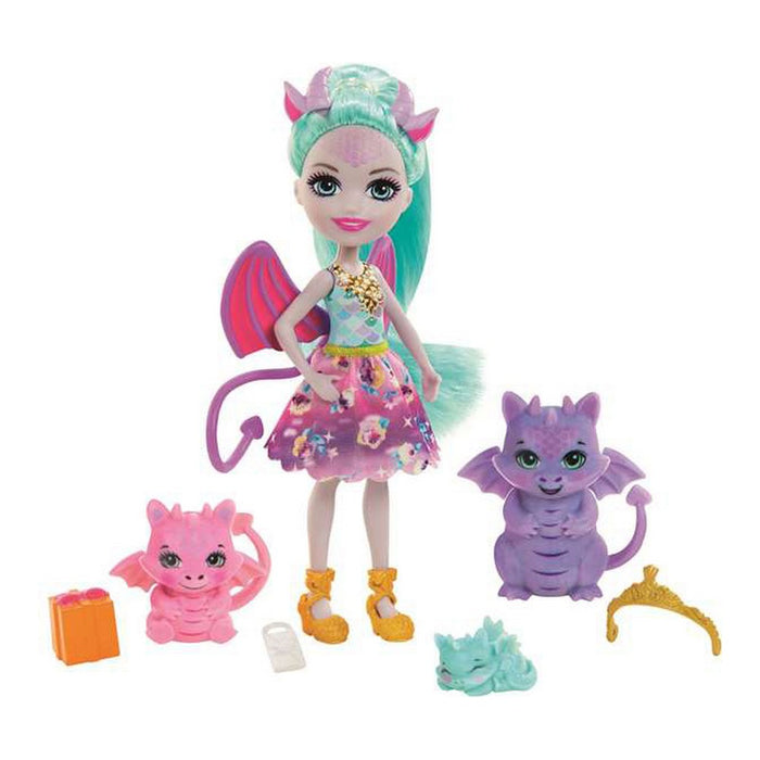 Păpușă Enchantimals Royal Dragon Family