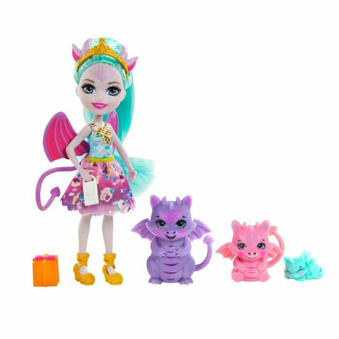 Păpușă Enchantimals Royal Dragon Family