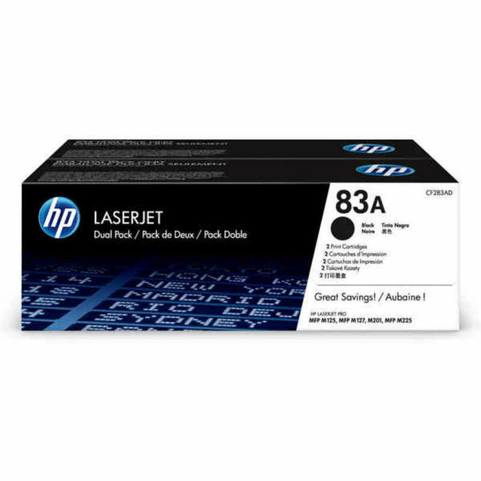 Toner HP 83A Negru (2 Unități)