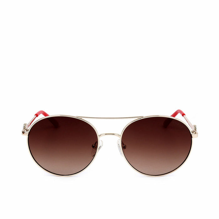 Ochelari de Soare Damă Guess F Argintiu Aur roz ø 57 mm