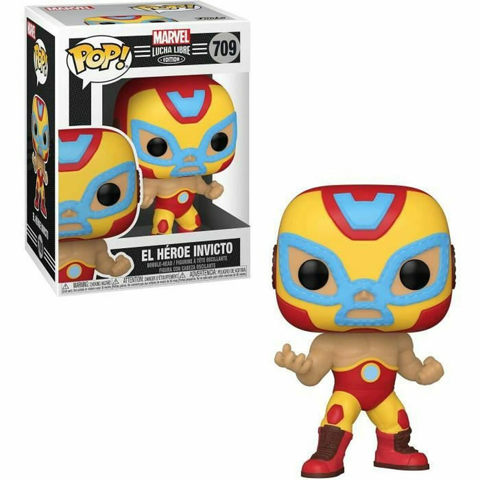 Figurine colectabile Funko Pop! Marvel Lucha Libre - Iron Man Nº 709
