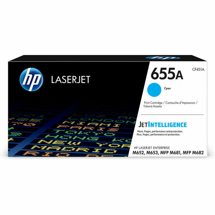 Toner Original HP 655A Cyan
