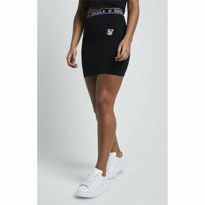 Fustă de tenis SikSilk Elastic Negru (36)
