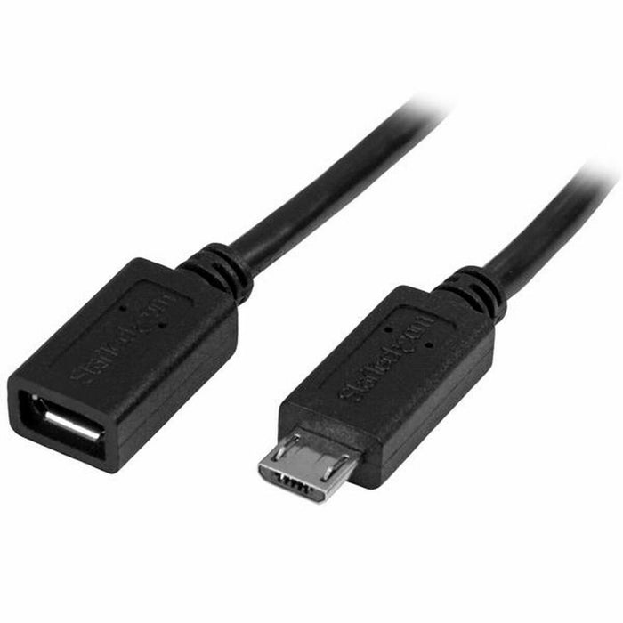 Cablu Micro USB Startech USBUBEXT50CM Negru