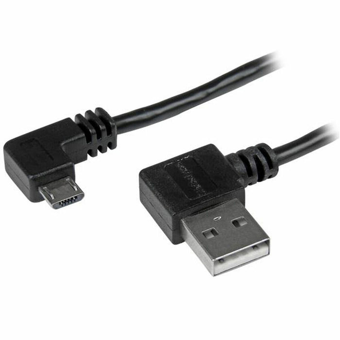 Cablu USB la Micro USB Startech USB2AUB2RA1M Negru