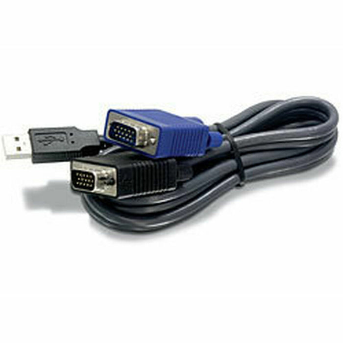 Cablu KVM Trendnet TK-CU06 Negru 1.8 m