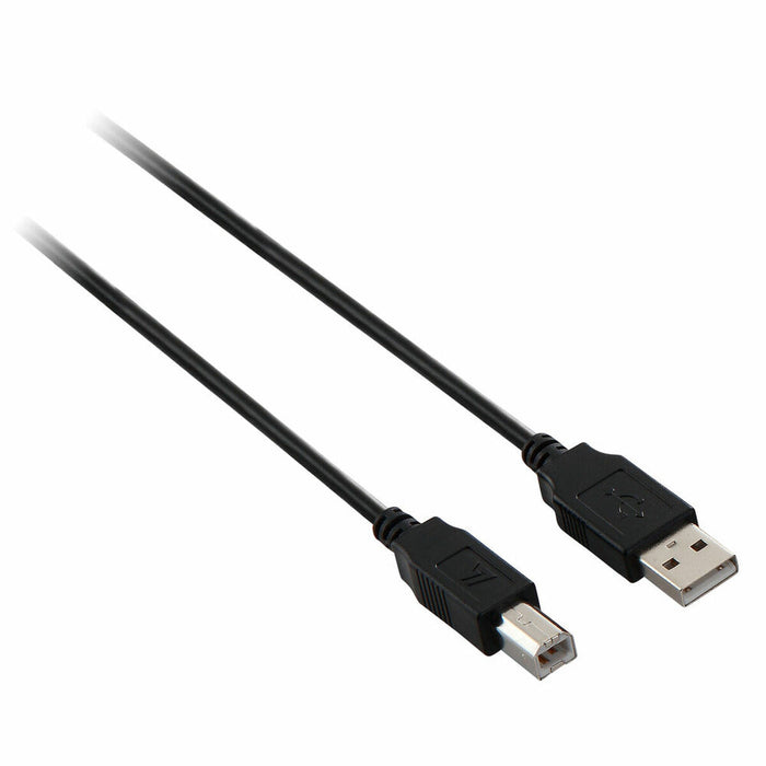 Cablu Micro USB V7 V7E2USB2AB-03M USB A USB B Negru