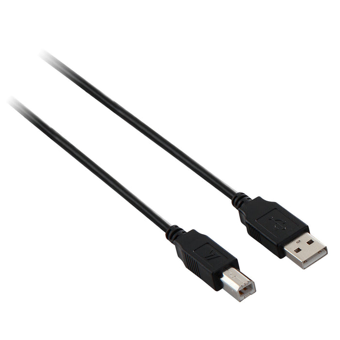 Cablu USB A la USB B V7 V7E2USB2AB-05M Negru 5 m