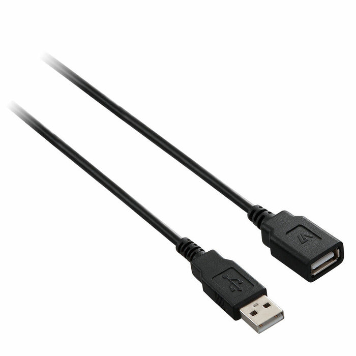 Cablu USB V7 V7E2USB2EXT-1.8M USB A Negru