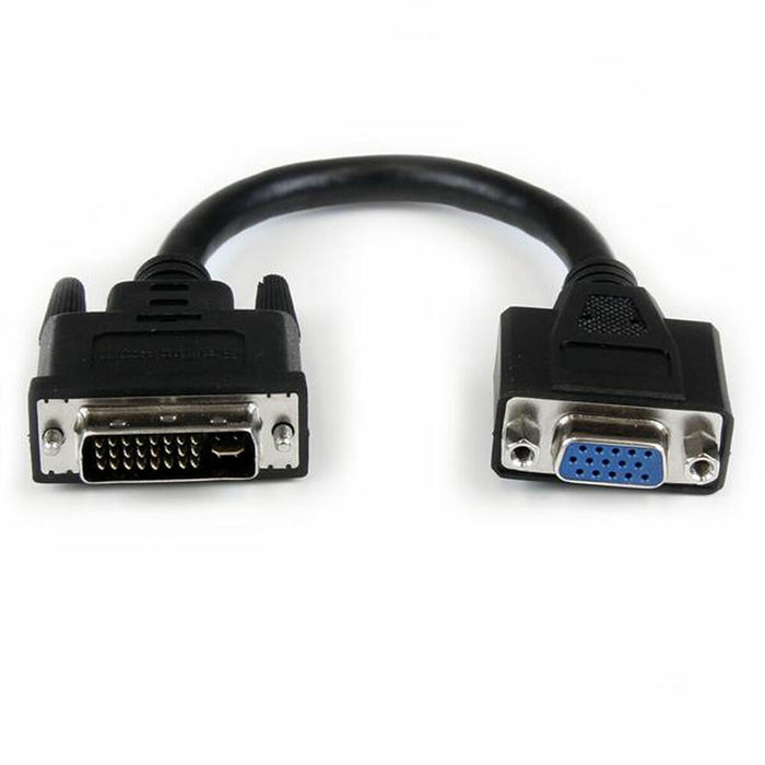 Cablu DVI-I la VGA Startech DVIVGAMF8IN Negru 0,2 m