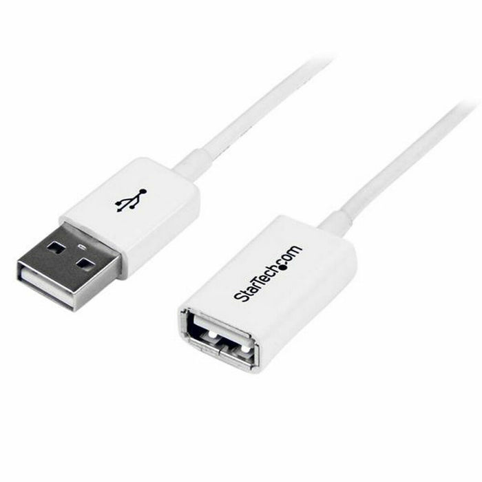 Cablu USB Startech USBEXTPAA3MW USB A Alb