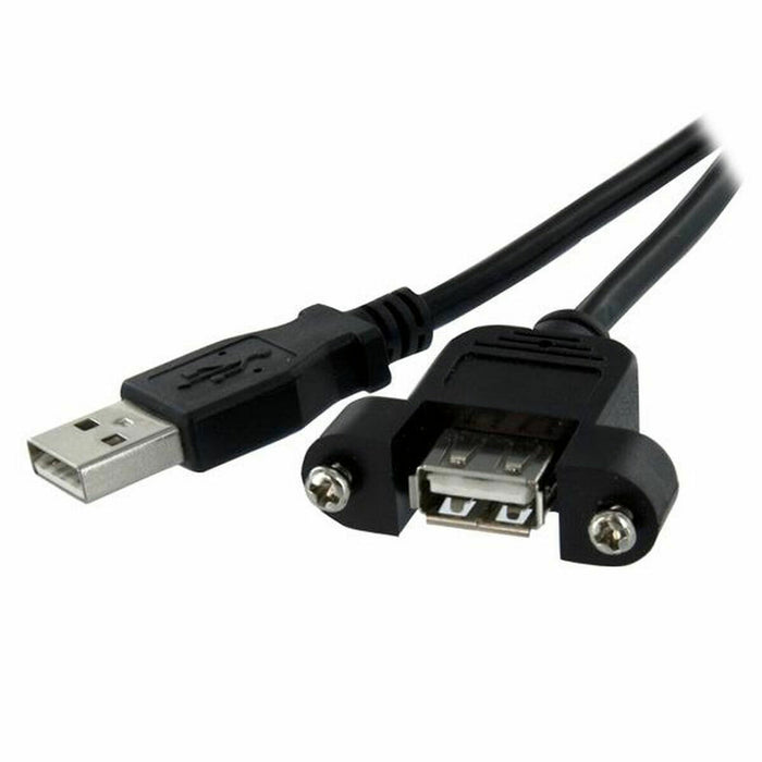 Cablu USB Startech USBPNLAFAM2 Negru 0,6 m