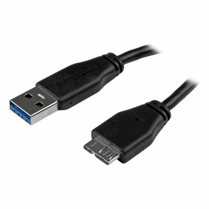 Cablu USB la Micro USB Startech USB3AUB15CMS Negru