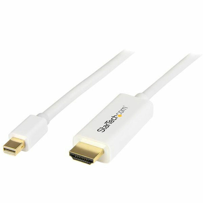 Adaptor Mini DisplayPort la HDMI Startech MDP2HDMM1MW 4K Ultra HD 1 m