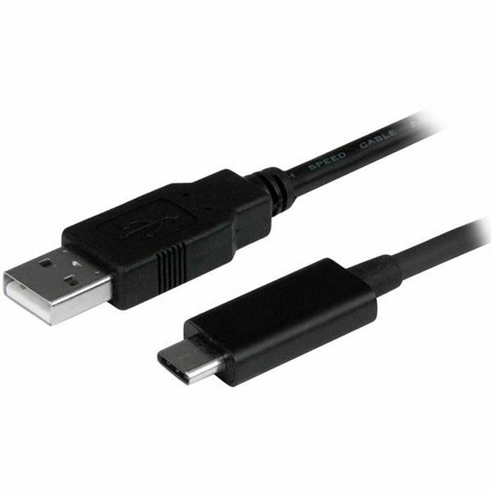 Cablu USB A la USB C Startech USB2AC1M USB C Negru