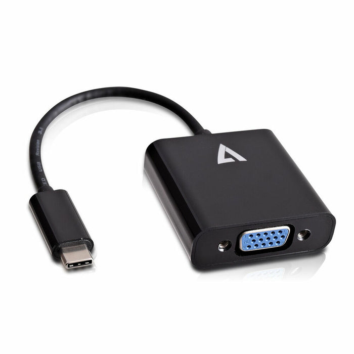 Adaptor USB C la VGA V7 V7UCVGA-BLK-1E Negru