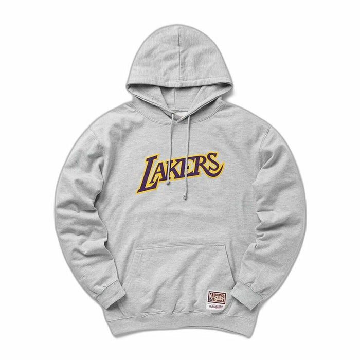 Hanorac cu Glugă Unisex Mitchell & Ness Lakers Gri