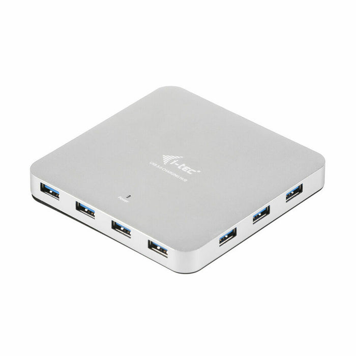 Hub USB i-Tec U3HUBMETAL10 Argintiu Negru Gri