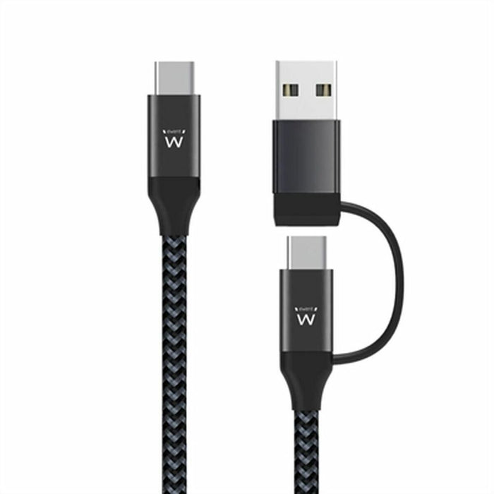 Cablu de încărcare USB Ewent EW9918 Negru 1 m