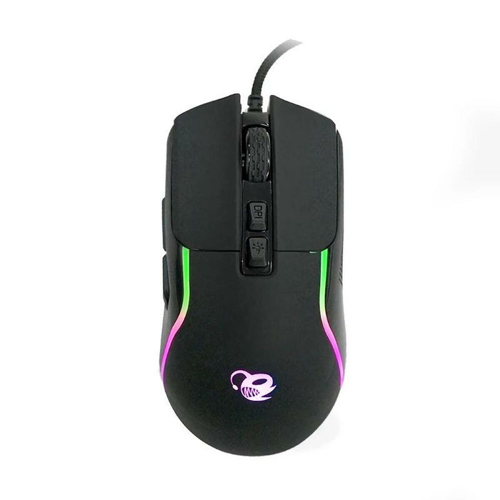 Tastatură și Mouse DeepGaming DG-KTRAA-15 Negru Multicolor Qwerty Spaniolă