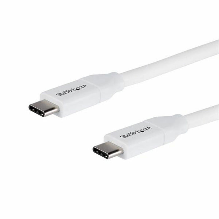 Cablu USB C Startech USB2C5C2MW (2 m) Alb