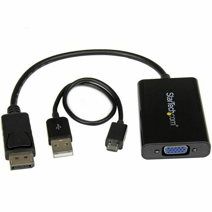 Adaptor DisplayPort la VGA Startech DP2VGAA Negru
