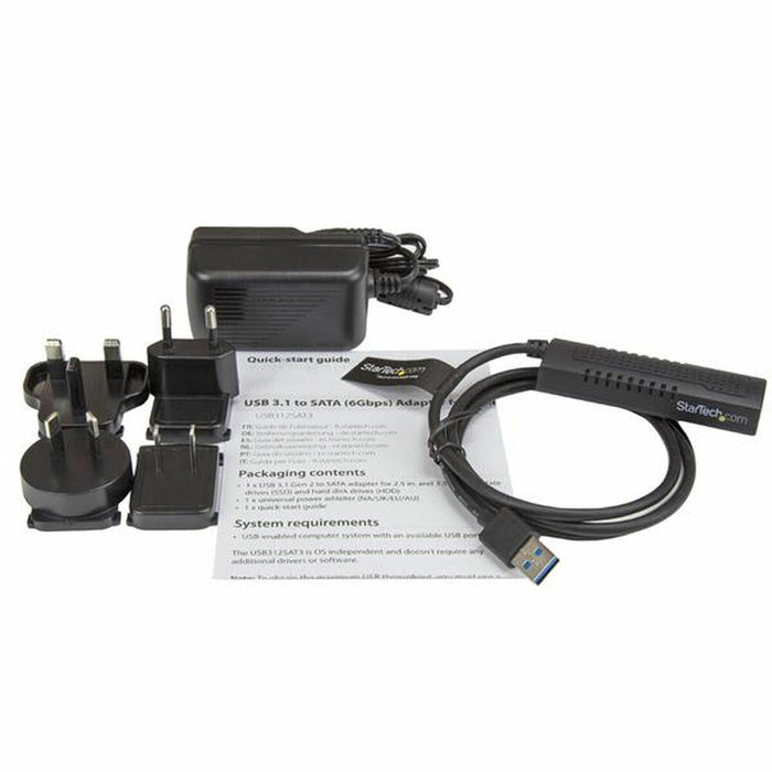 Set adaptor Startech USB312SAT3 Negru