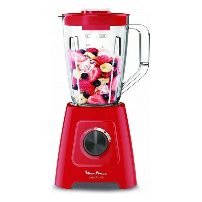 Mixer cu Pahar Moulinex Blendforce 1,25 L 600W Roșu 2 L 600 W