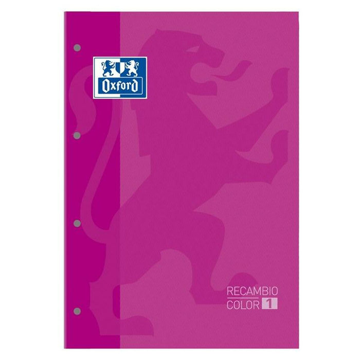 Rezervă Oxford Frunze 80 Frunze 5 Unități A4 Fucsia 5 Piese