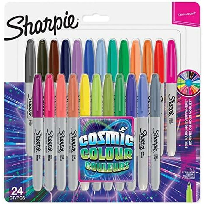 Set de Carioci Sharpie Cosmic 24 Piese Permanent Multicolor