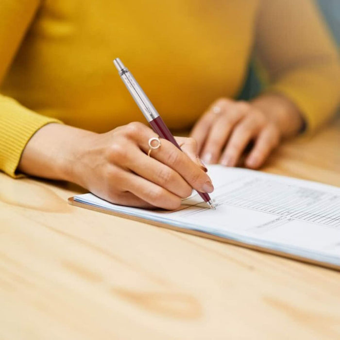 Stilou Parker Jotter M Roșu Oțel