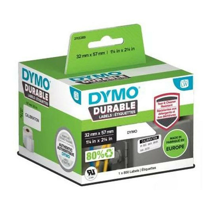 Etichete Dymo Durable Alb polipropilenă