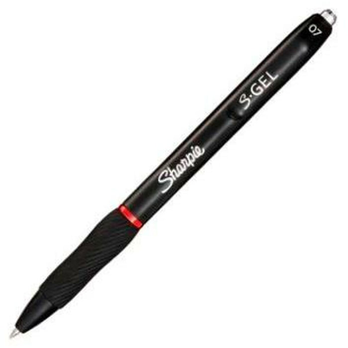 Stilou Sharpie Roșu 0,7 mm (12 Unități)
