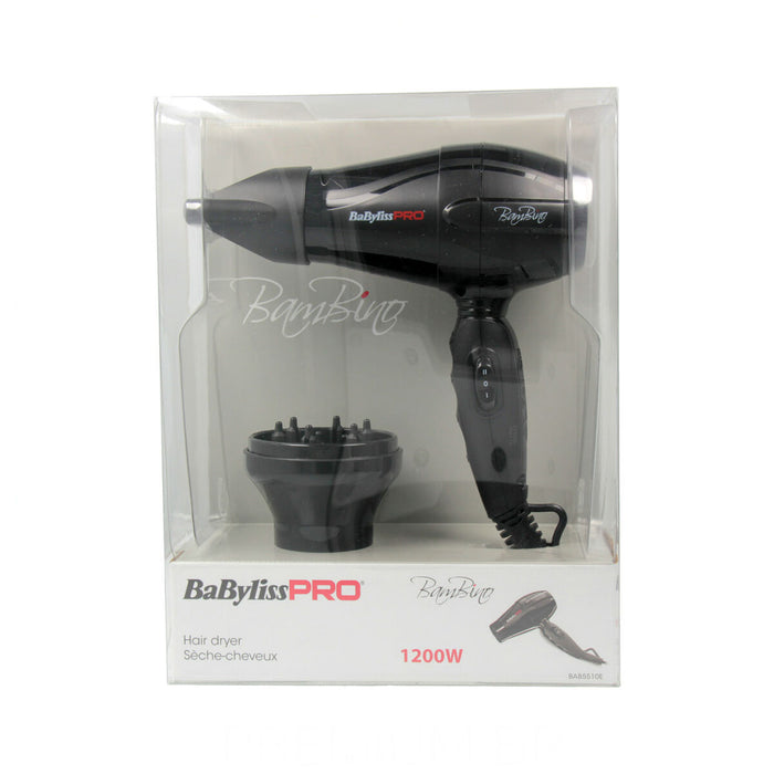 Uscător de Păr Babyliss BAB5510E Negru 1200 W