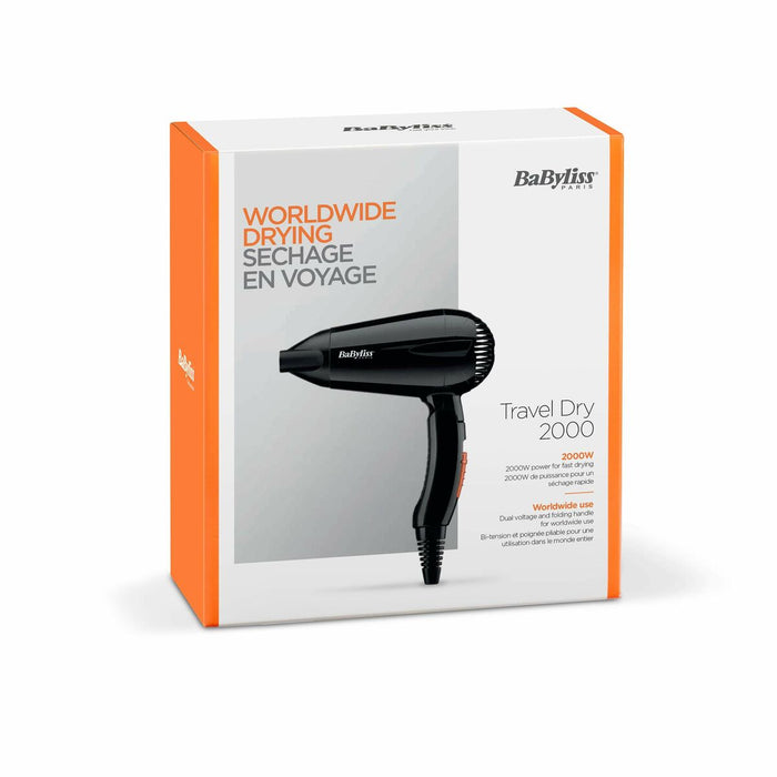 Uscător de Păr 5344E Babyliss Travel Dry 2000 1 Piese