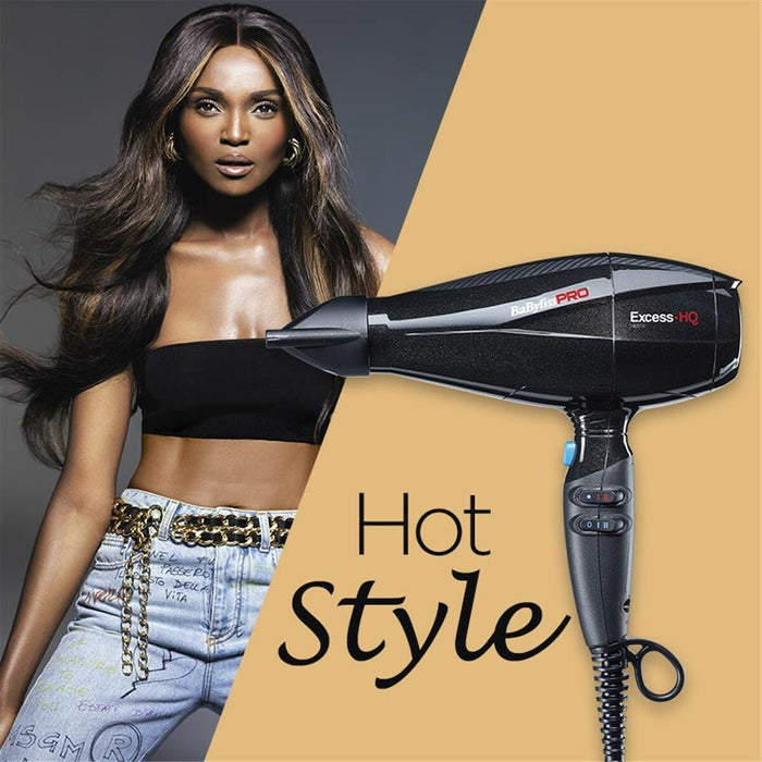 Uscător de Păr Babyliss Excess-HQ Negru 2600 W