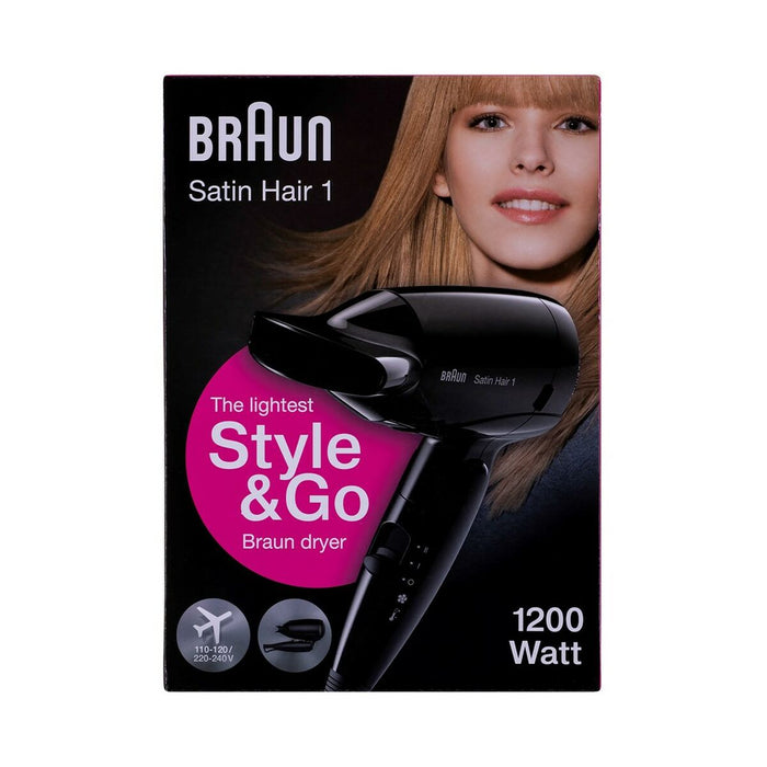 Uscător de Păr Braun BRHD130E Negru 1200 W 1 Piese (1 Unități)