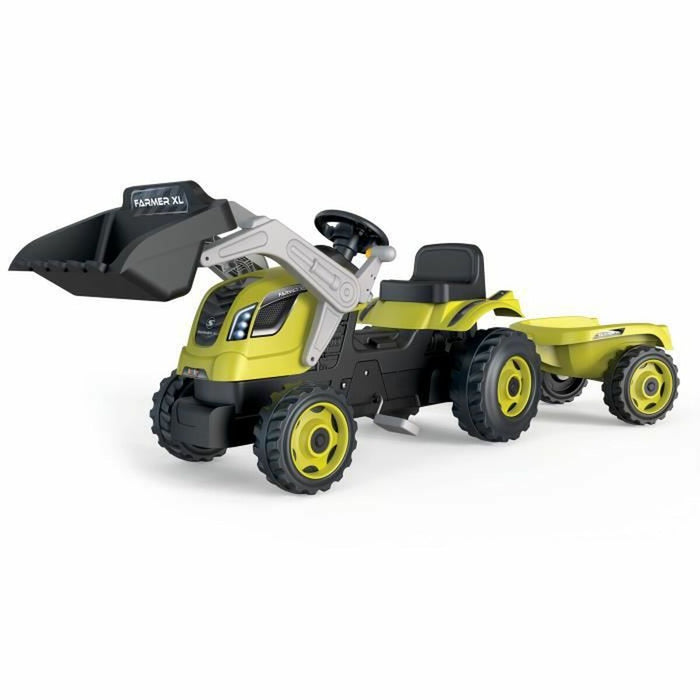 Tractor cu Pedale Smoby Verde