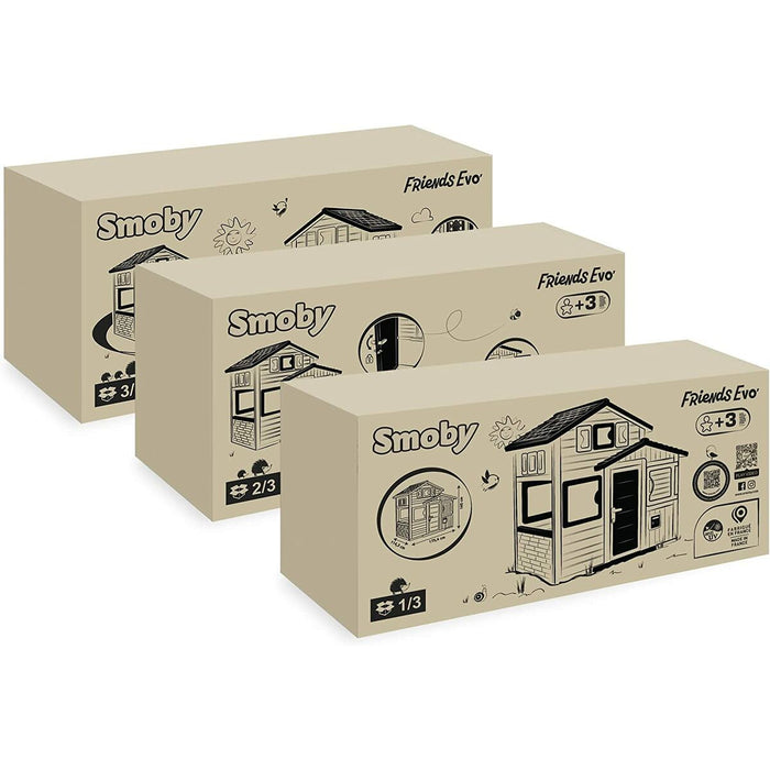 Casă pentru Copii de Joacă Smoby Friends House Evo 75 x 162 x 114 cm