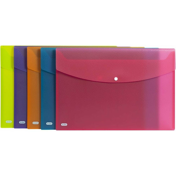plicuri Oxford Multicolor A3 polipropilenă Plastic 5 Piese