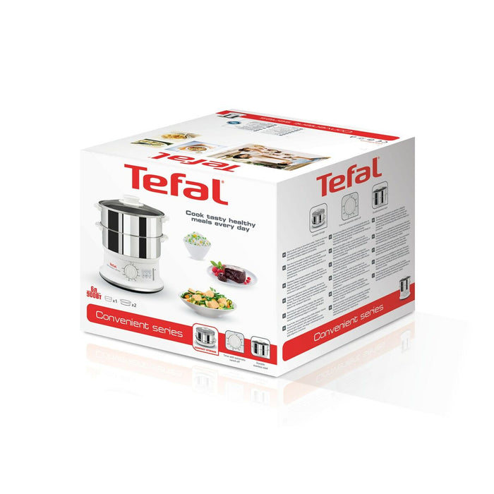 Aparat De Gătit Cu Aburi Tefal VC145 Alb Oțel inoxidabil Plastic 900 W 27,5 X 33,5 X 30,5 cm