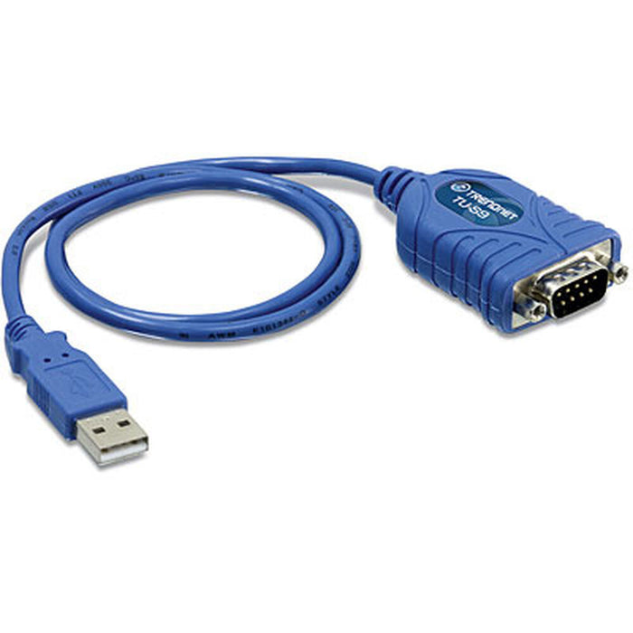 Adaptor USB la RS232 Trendnet TU-S9 Albastru