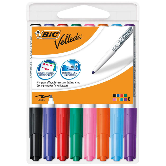 Marker pentru tablă albă Bic 503844 Multicolor 8 Piese