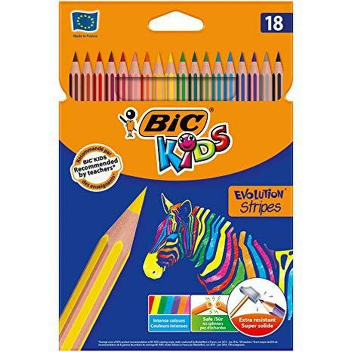 Creioane culori Bic 9505241 Multicolor 18 Piese