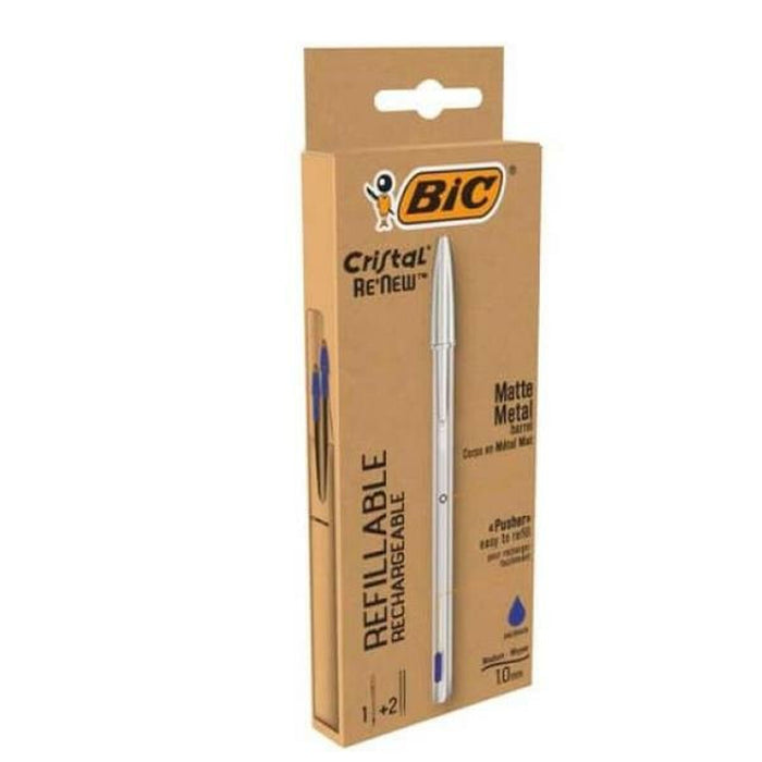 Stilou cu cerneală lichidă Bic 997202 Albastru Argintiu