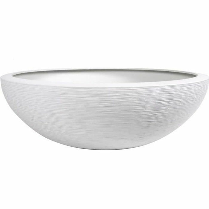Ghiveci EDA Ø 59 cm Alb Plastic Rotund