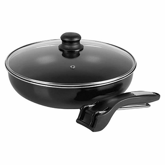 Tigaie Sitram Negru Aluminiu Ø 28 cm