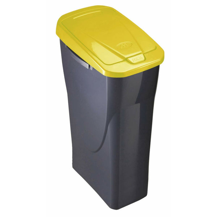 Găleată de gunoi pentru reciclare Mondex Ecobin Galben Cu Capac 25 L