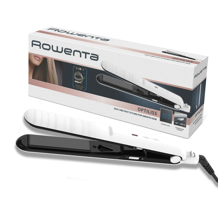 Placă de Păr Rowenta SF3210 Optiliss Alb/Negru Alb