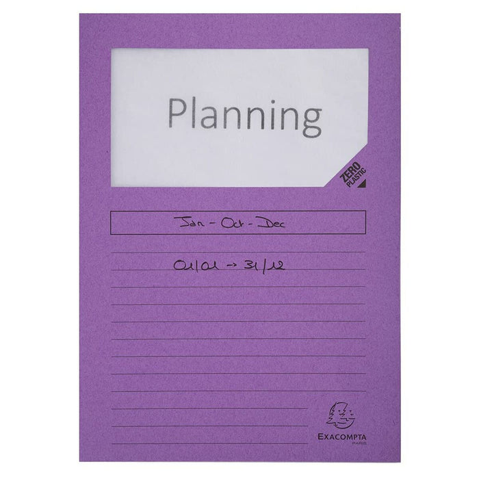 Sertar de îndosariere Exacompta Forever Multicolor A4 50 Piese